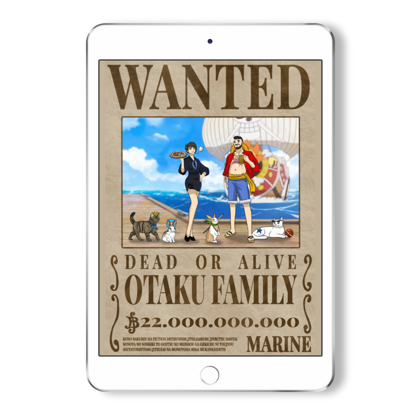 Manifesto da ricercato One Piece