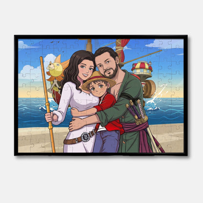 Puzzle personalizzato stile One Piece