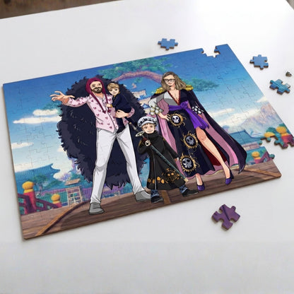 Puzzle personalizzato stile One Piece