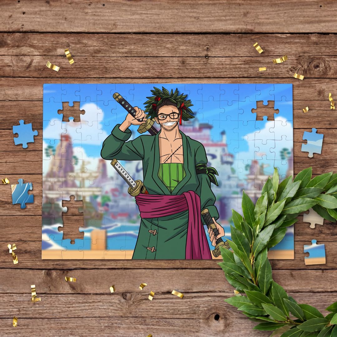 Puzzle personalizzato stile One Piece