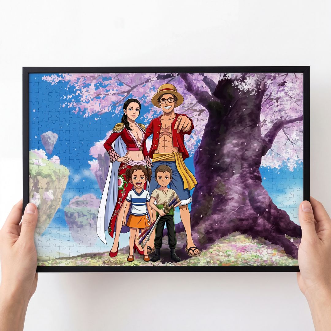 Puzzle personalizzato stile One Piece