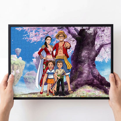 Puzzle personalizzato stile One Piece