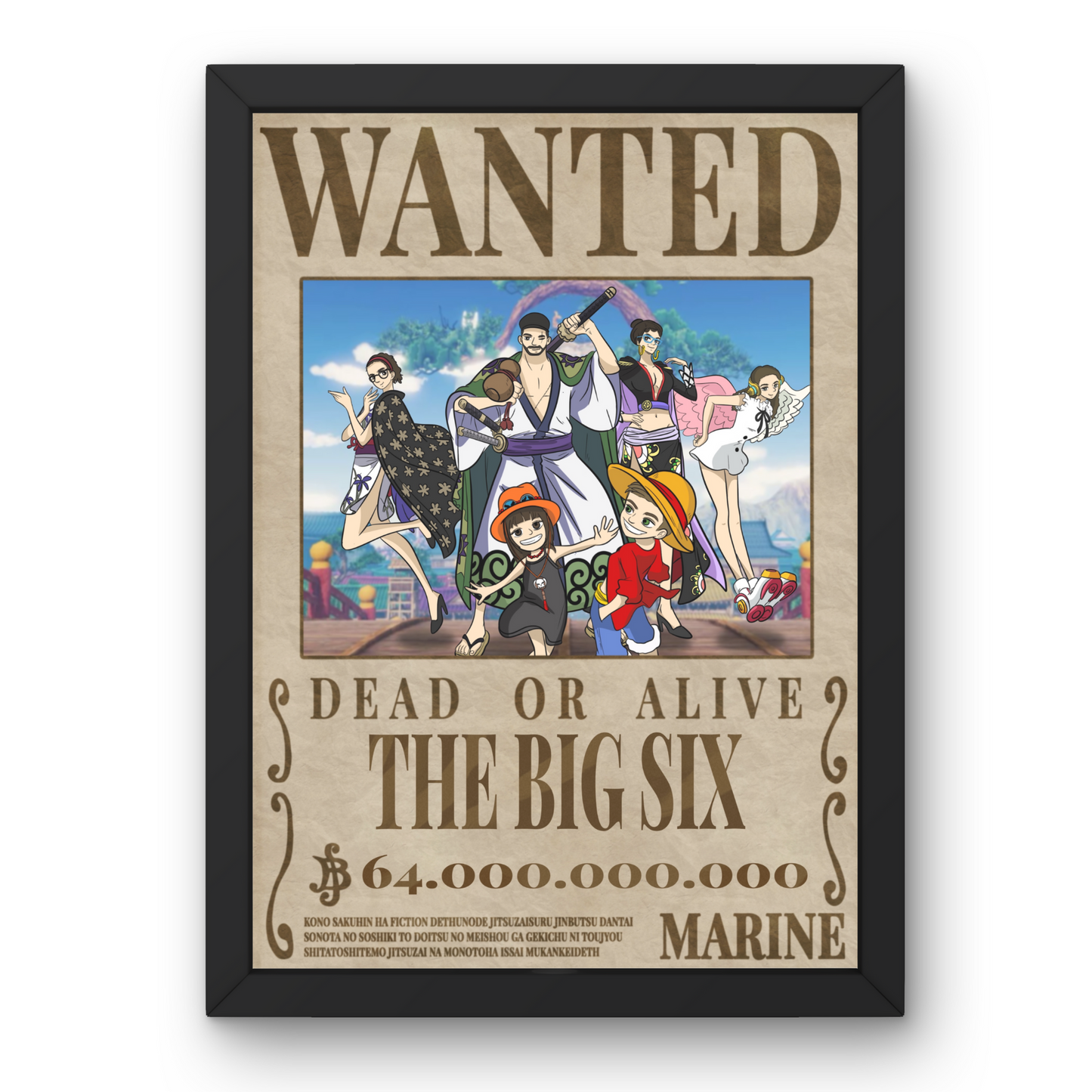 Manifesto da ricercato One Piece