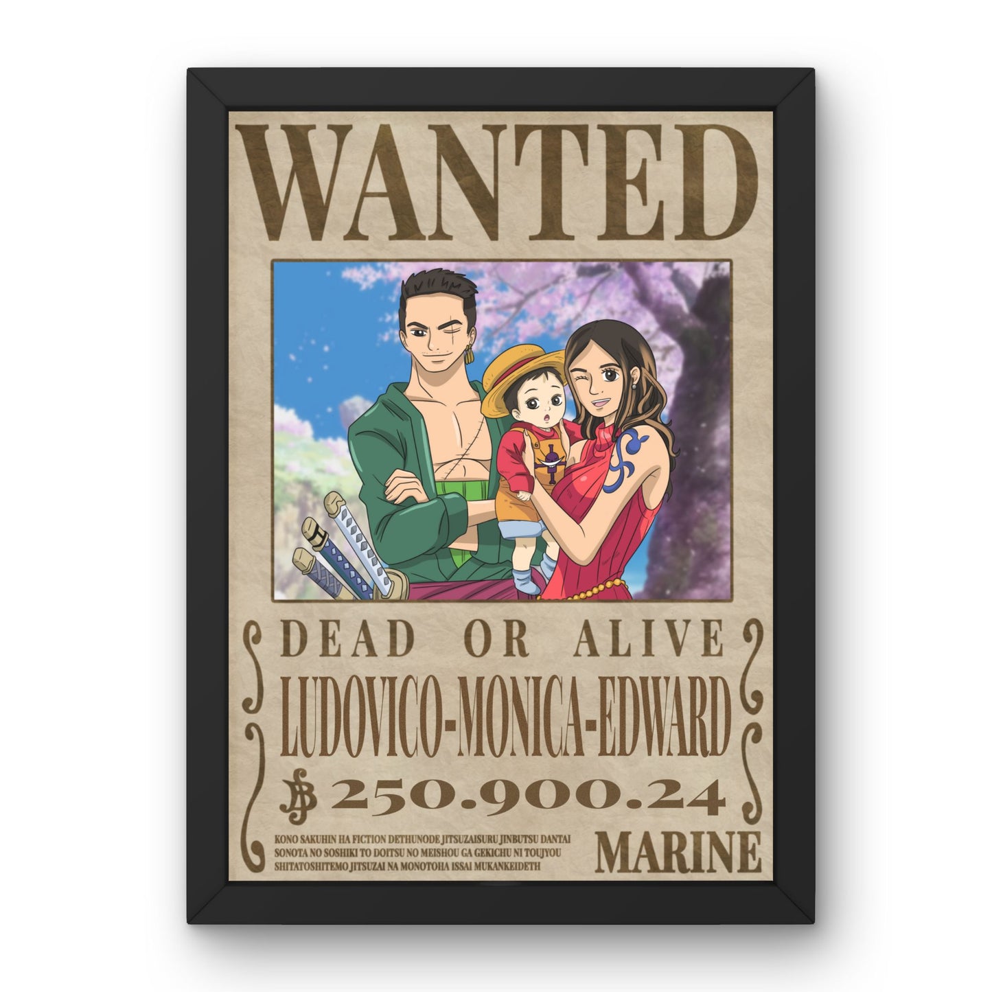 Manifesto da ricercato One Piece