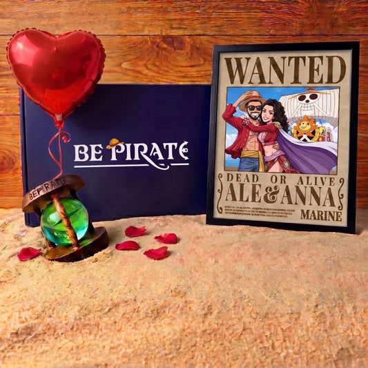 Manifesto da ricercato in stile One Piece