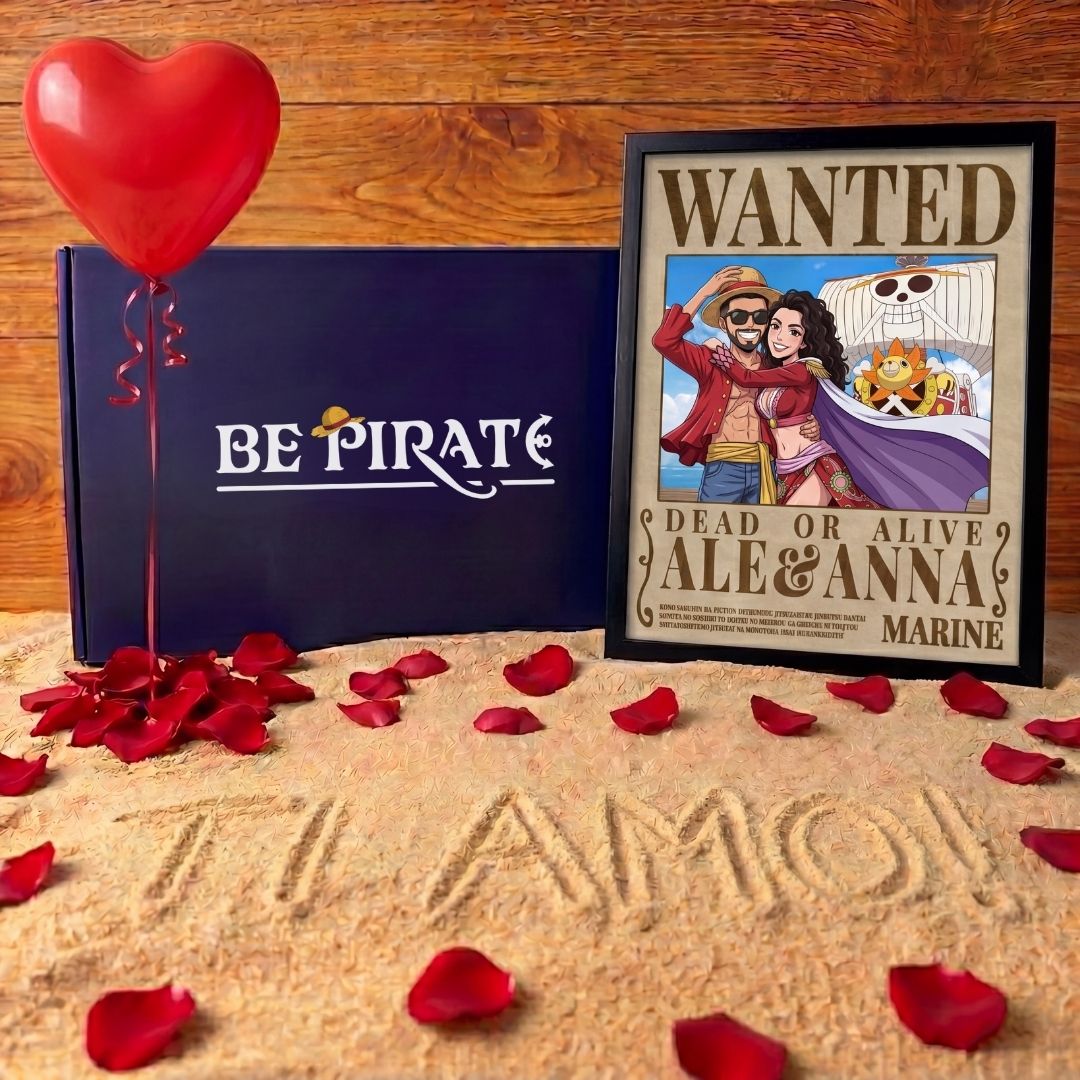 Manifesto da ricercato in stile One Piece