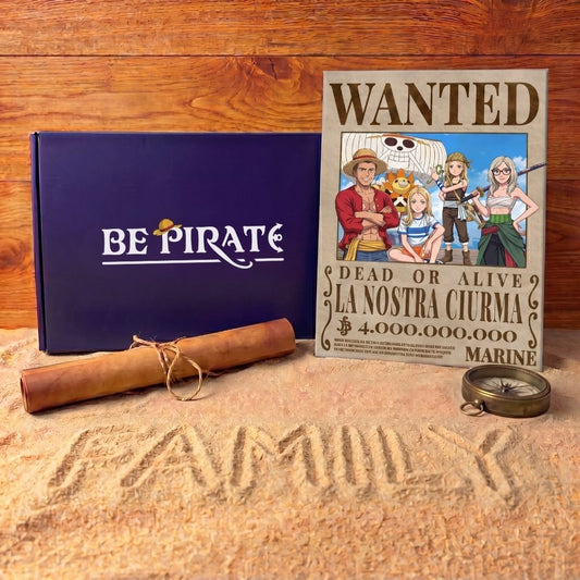 Manifesto da ricercato in stile One Piece