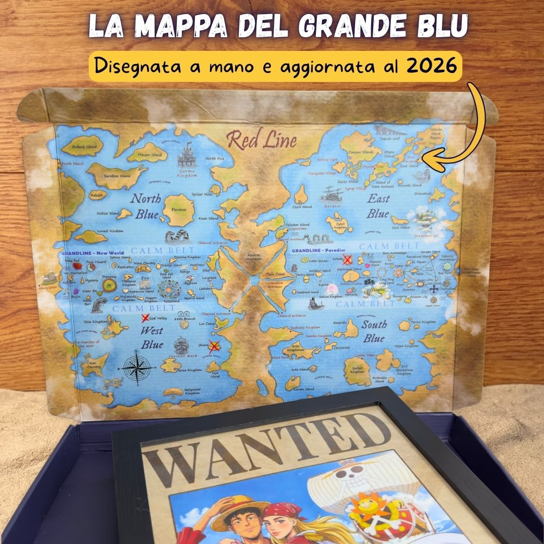 Manifesto da ricercato in stile One Piece